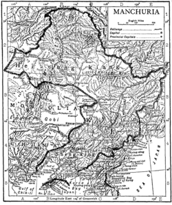 Map of the three provinces of Northeast China (1911)[9]
