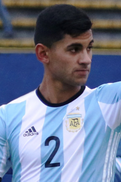 Romero with Argentina U20 in 2017