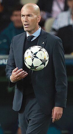 Current head coach Zinedine Zidane