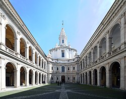 Sapienza University of Rome. Founded in 1303, it is one of the world's oldest universities,[56] and with 122,000 students the largest university in Europe.[57]