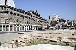 Between 500 thousand and one million Africans were trafficked at Valongo Wharf through the Atlantic slave trade[19]