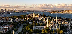 A view towards European part of Istanbul, which plays an important part for the Turkish economy