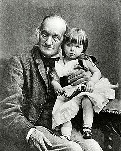 Owen c.1890s with his granddaughter Emily