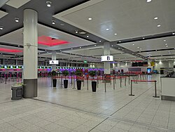 North Terminal check-in zones A and B
