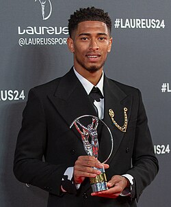 Jude Bellingham won the Men's World Best Youth (U20) Player award twice