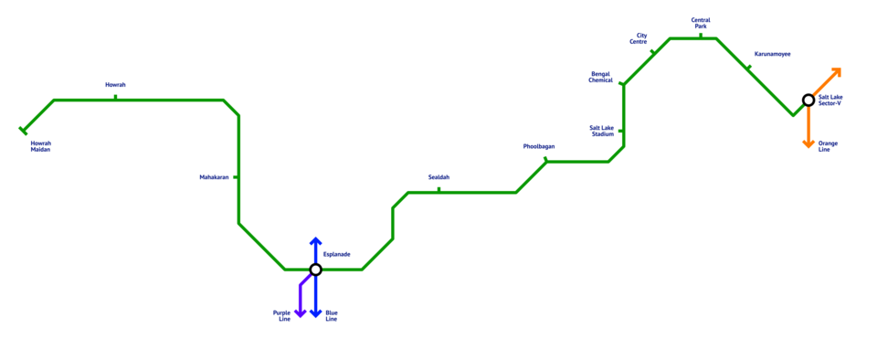 kolkata metro green line