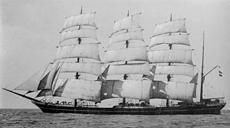 The Scottish-built grain-ship Garthpool, wrecked at Boa Vista, in 1928
