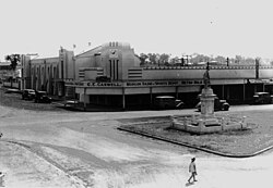 War Memorial and Civic Centre in Lamb Street, Murgon, 1938