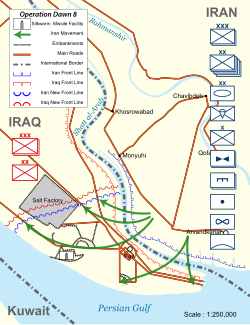 Operation Dawn 8 during which Iran captured the al-Faw peninsula