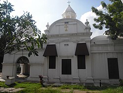 Armenian Church in Madras, India, constructed in 1712