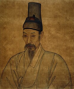 Male dress of a Seonbi. A portrait painted by Yi Jae-gwan (1783–1837).