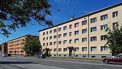 Refurbished 4-story Khrushchyovka, in Tallinn, Estonia