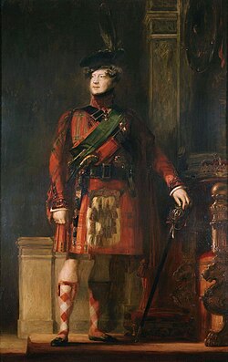 George IV in a kilt