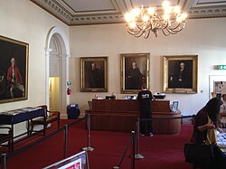 Front Hall of Royal Society of Edinburgh building