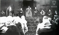 The coronation of Hamad bin Isa Al Khalifa as the Hakim of Bahrain in February 1933