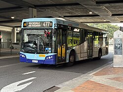 A Transit Systems Scania K280UB at Westfield Miranda