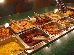 A self-serve buffet restaurant in the United States