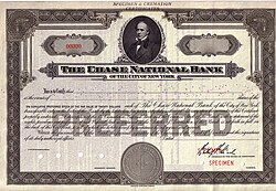 Specimen Stock Certificate