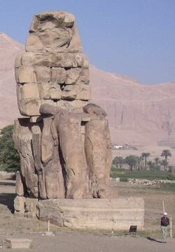The northern Colossus of Memnon