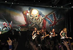Iron Maiden were leaders of the new wave of British heavy metal