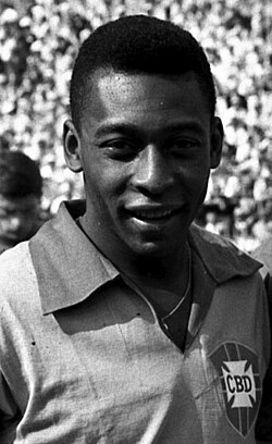 Pelé, Male Player of the 20th Century.