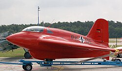 Me 163 replica designed by Alexander Lippisch