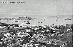 Lüderitz Bay (around 1900), the first colonial acquisition of the German Empire