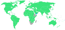 Participants (blue nations had their first entrance)