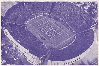 Sugar Bowl in Tulane Stadium in the 1940s