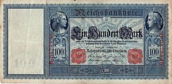 100-mark banknote from 1908