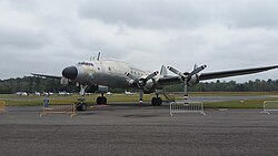"Columbine II" undergoing restoration at Bridgewater Air Park, Bridgewater, Virginia - September 2016