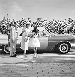 Princess Beatrix in Aruba, 1958