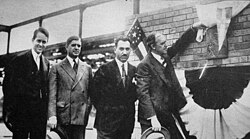 The dedication of the Port Washington Seaplane Airport in 1929.