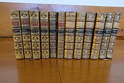 Volumes 1-12 of a 1774 edition of the Supplement