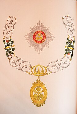The insignia of a Knight Grand Cross of the civil division of the order