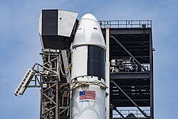 SpaceX CRS-34 before its launch at SLC-40.