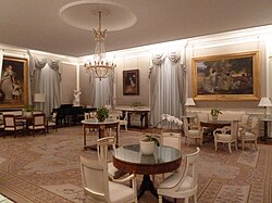 Inside the mansion, 2014