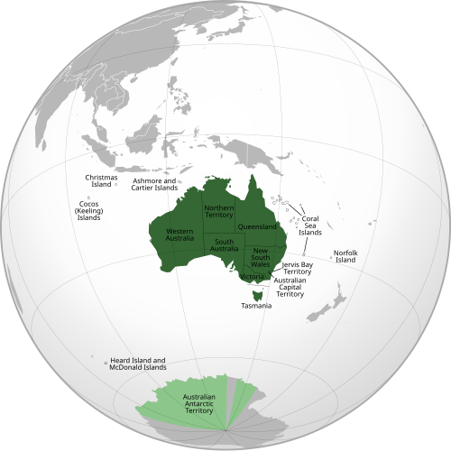 Australia's states and territories