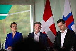 V. Johannesen meeting with Mette Frederiksen and Jens-Frederik Nielsen, 2025