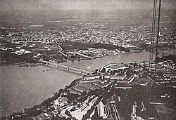 Novi Sad panoramic view, 1920s
