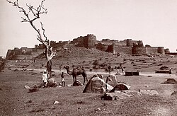 Jhansi Fort, which was taken over by rebel forces, and subsequently defended against British recapture by the Rani of Jhansi