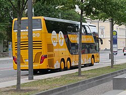 Airliner bus connection Darmstadt to Frankfurt Airport