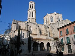 Church of Sant Pere in Figueres, site of Dalí's baptism, first communion, and funeral
