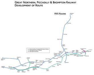 GNP&BR and DR routes, 1905