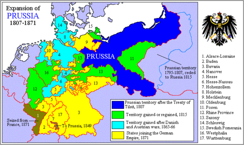 Expansion of Prussia, 1807–1871