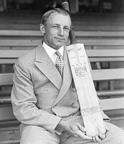 Don Bradman of Australia had a record Test batting average of 99.94.