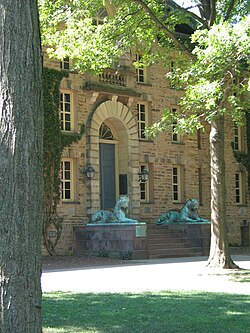 Nassau Hall entrance