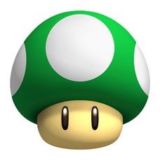 An 1-Up Mushroom from the Super Mario series