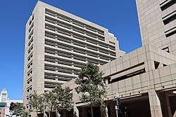 The Second District's main courthouse in Los Angeles, which it shares with the Supreme Court's branch office
