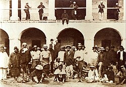 Paraguayan prisoners during the allied occupation of Asunción in 1869